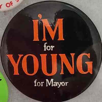 I'm for Young for Mayor Button