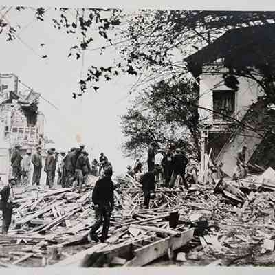 Bath School Bombing Ruin Photograph by Linn