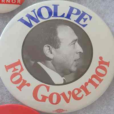 Wolpe for Governor Picture Button