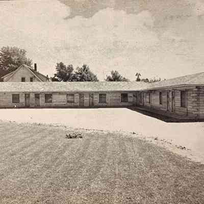 Parker's Motel, Holt, Michigan, Postcard
