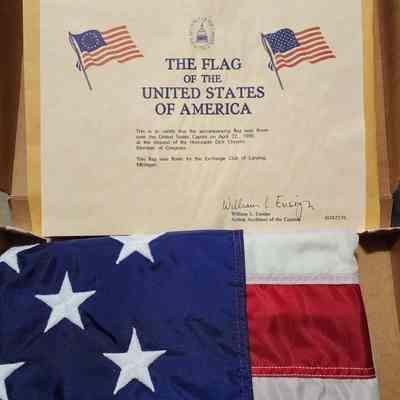 Dick Chrysler U.S. Capitol Flag