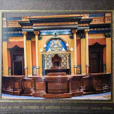 Reopening of Restored House Chambers, 1990, Photograph