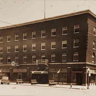 Hotel Doherty, Clare, Mich., RPPC