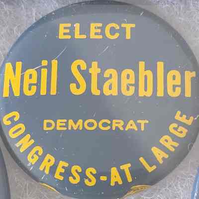 Neil Staebler Congress-At Large Button
