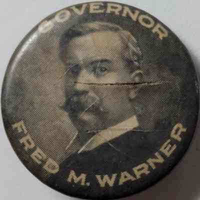 Fred M. Warner Governor Button