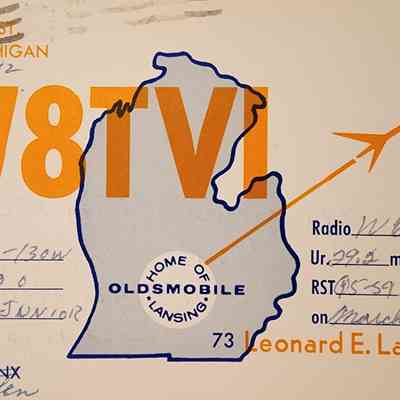 Holt QSL Card, W8TVI
