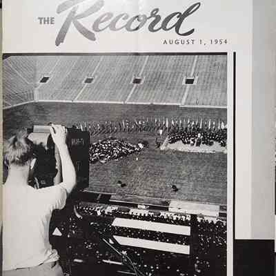 The Record Vol. 59 No. 5 (August 1954)