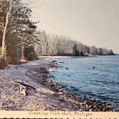 Greetings from Holt, Michigan, Postcard