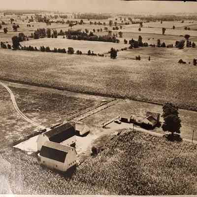 Charlotte, Michigan, Farm Aerial Photo
