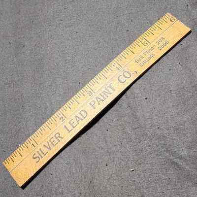 Silver Lead Paint Co. 6-Inch Ruler