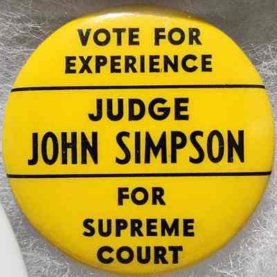 Judge John Simpson for Supreme Court