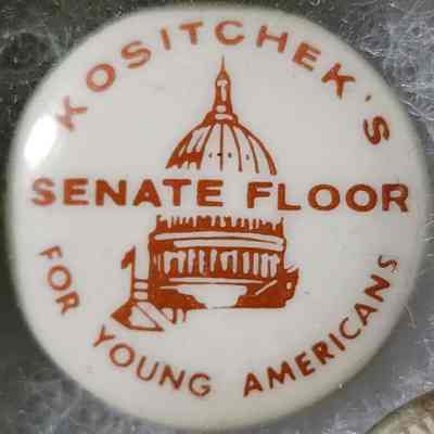 Kositchek's Senate Floor Brand Button