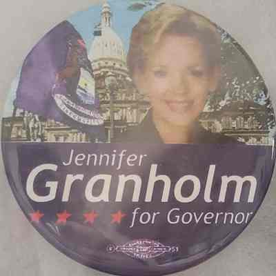 Granholm for Governor Button