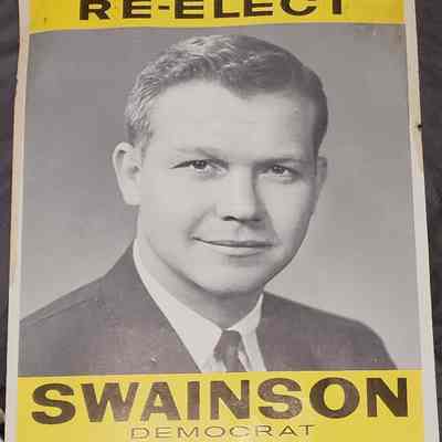 Swainson Reelection Campaign Poster
