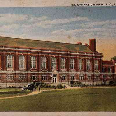Gymnasium of M.A.C., Lansing, Mich., Postcard