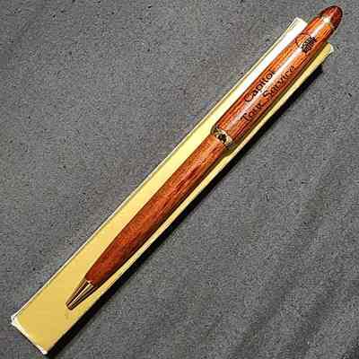 Capitol Tour Service Wood Pen