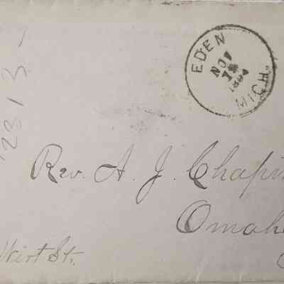 Eden, Mich., 1894, Postal Cover