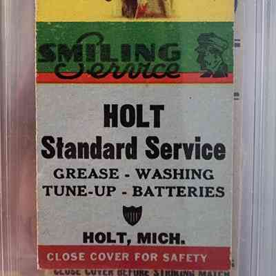 Holt Standard Service, Holt, Mich., Matchbook