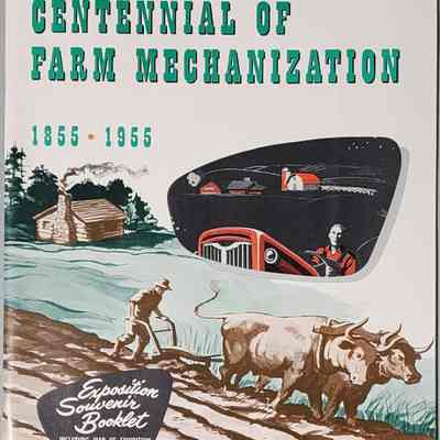 Centennial of Farm Mechanization, MSU Centennial 1955 Program