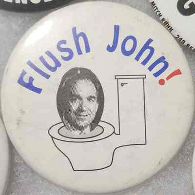 Flush John! Anti Button