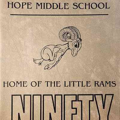 Hope Middle School Yearbook, 1991