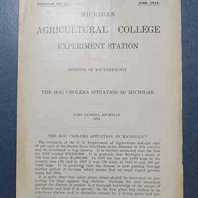 MAC Experiment Station Bulletin, 1914