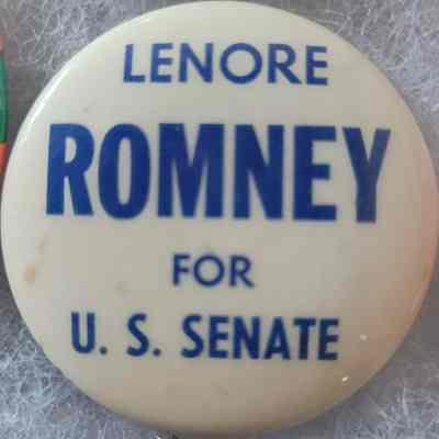 Lenore Romney for U.S. Senate Button