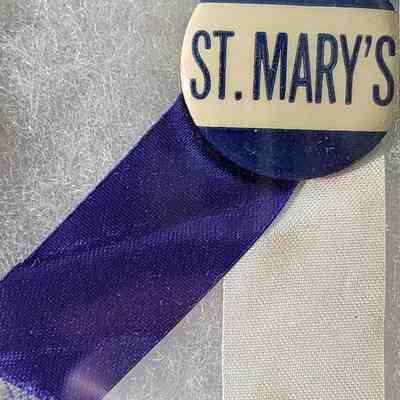 St. Mary's Button and Ribbons