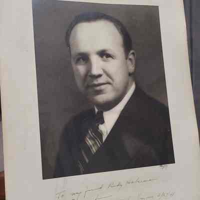 VanWagoner Inscribed Photo