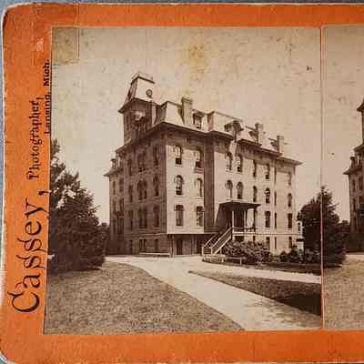 Williams Hall, MAC, Stereograph by Cassey