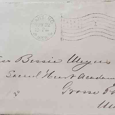 Lansing, Mich., 1898, Postal Cover