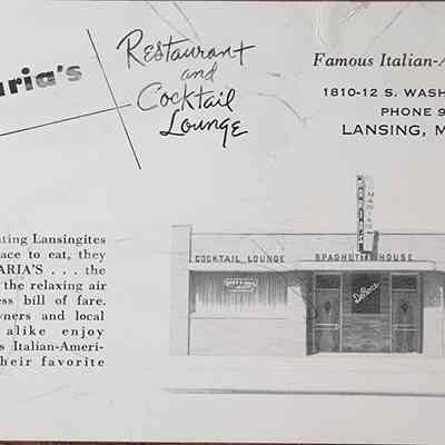 Maria's Restaurant and Cocktail Lounge Postcard