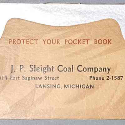Sleight Coal Company Advertising