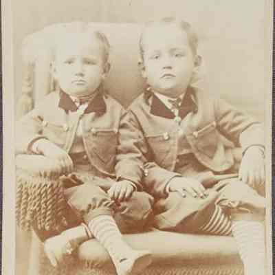 Alfred and Albert Williams CDV by Scotford
