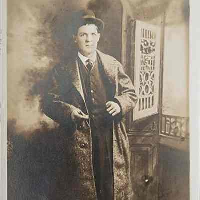 Portrait of a Man RPPC by Comet