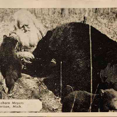 Spikehorn Meyers, Harrison, Mich., Postcard