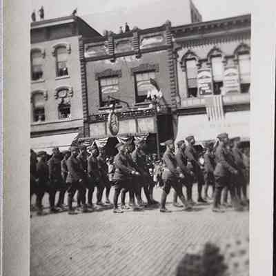 Lansing Soldiers Parade Snapshot Photo