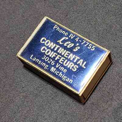 Leo's Continental Coiffeurs, Lansing, Michigan, Matchbox