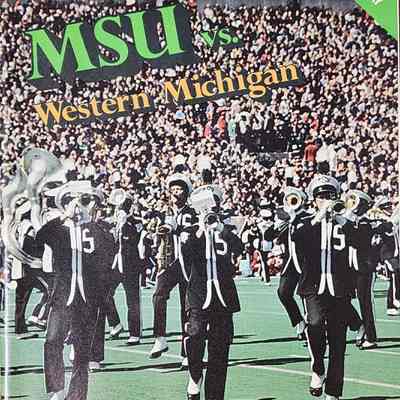 Michigan State Band Day 1980 vs. Western Michigan