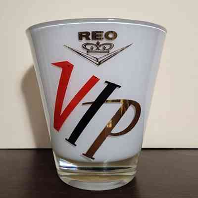 REO VIP Frosted Rocks Glass