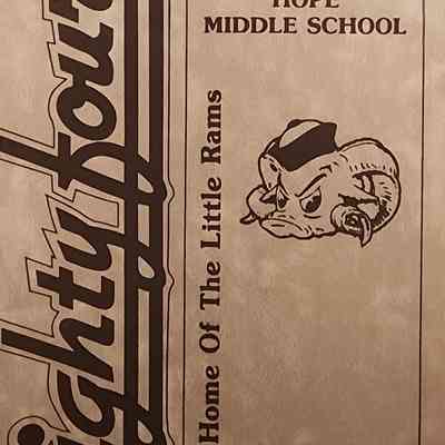Hope Middle School Yearbook, 1984