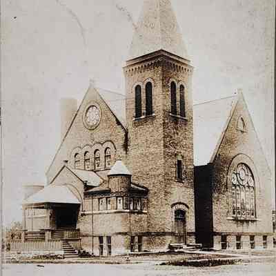 Pilgrim Congregational Church, Lansing, Mich. RPPC