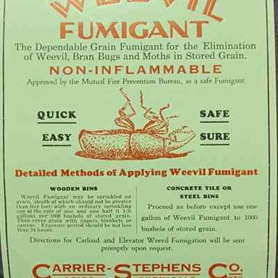 Carrier-Stephens Co. Weevil Fumigant Advertising Flier
