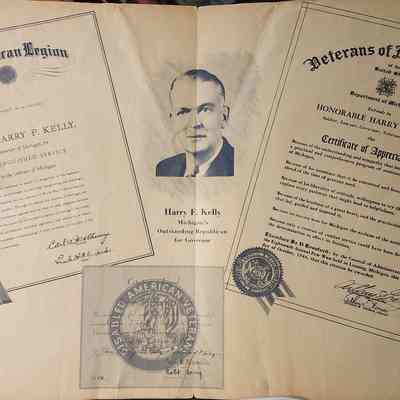 Veterans Flier, Harry Kelly for Governor