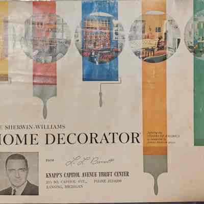 Knapp's Capitol Avenue Thrift Center, Sherwin-Williams Advertising Pamphlet