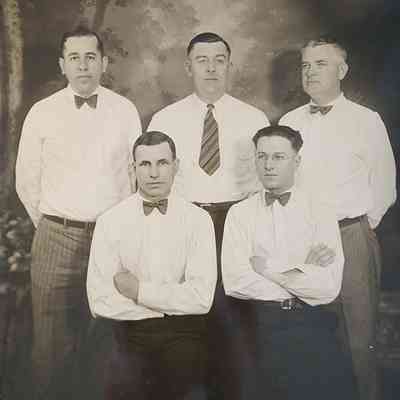 Portrait of Five Men Photo