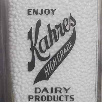 Kahres Dairy Pyro Square Pint Bottle
