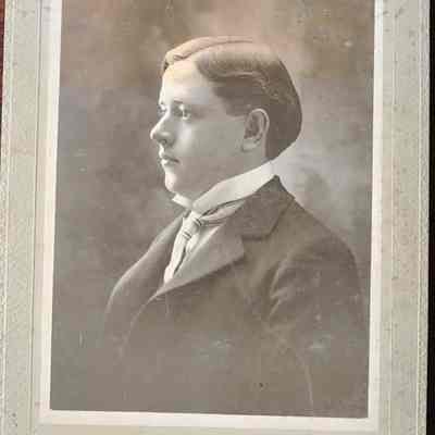 Dewey A. Seeley Card Photo by Hatton