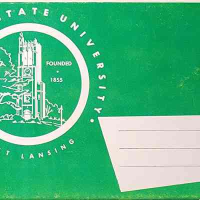 Michigan State University Souvenir Folder Postcards