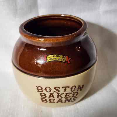 Souvenir of Lansing Boston Baked Beans Jar